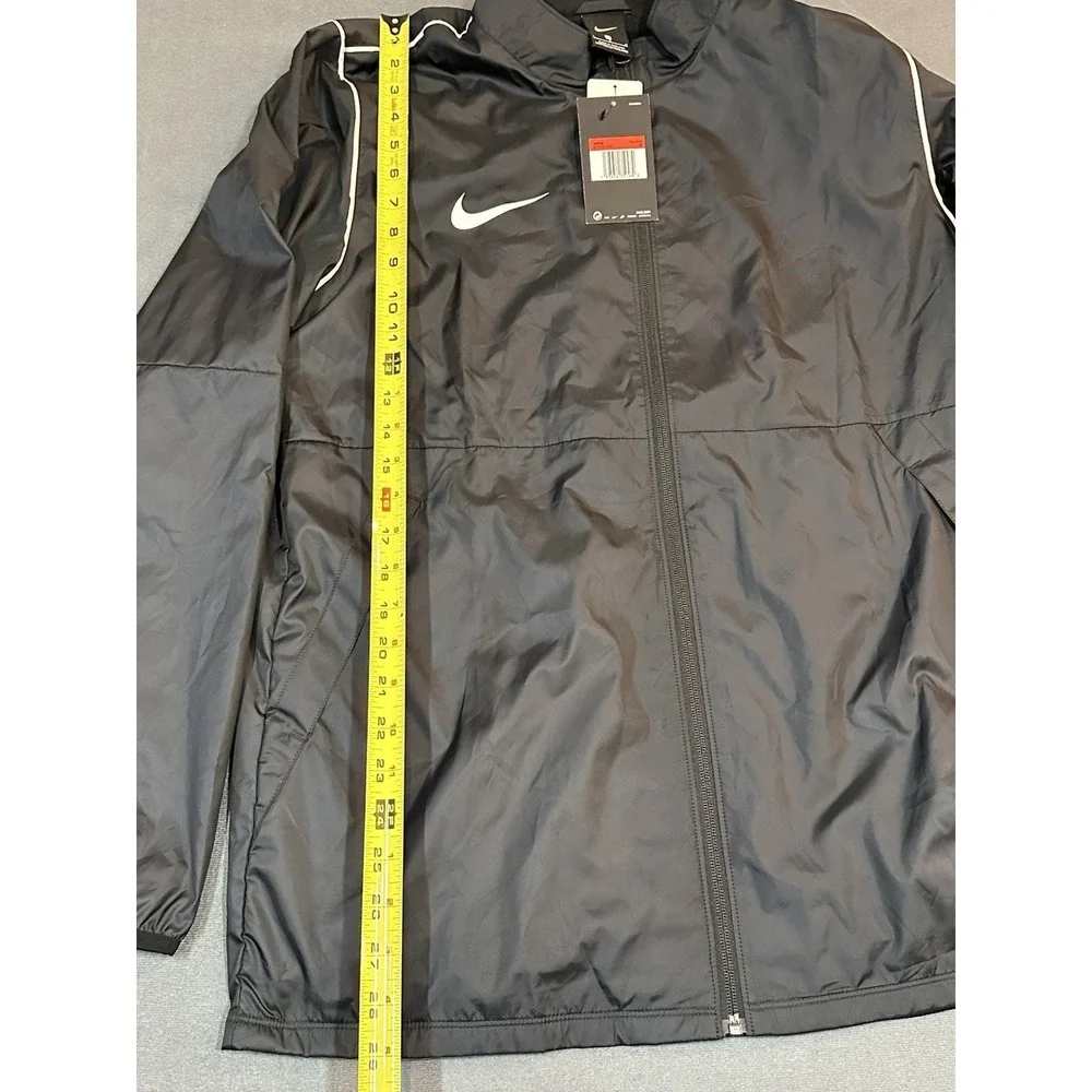 NEW Nike Rain Jacket Mens Repel Park20 Lightweight Black Size L NWT